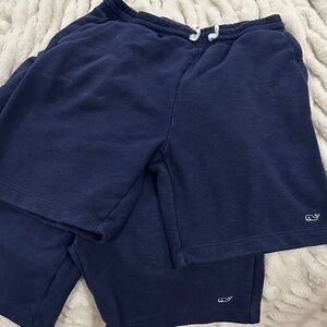 Vineyard Vines Navy Whale Logo Shorts, Set of Two